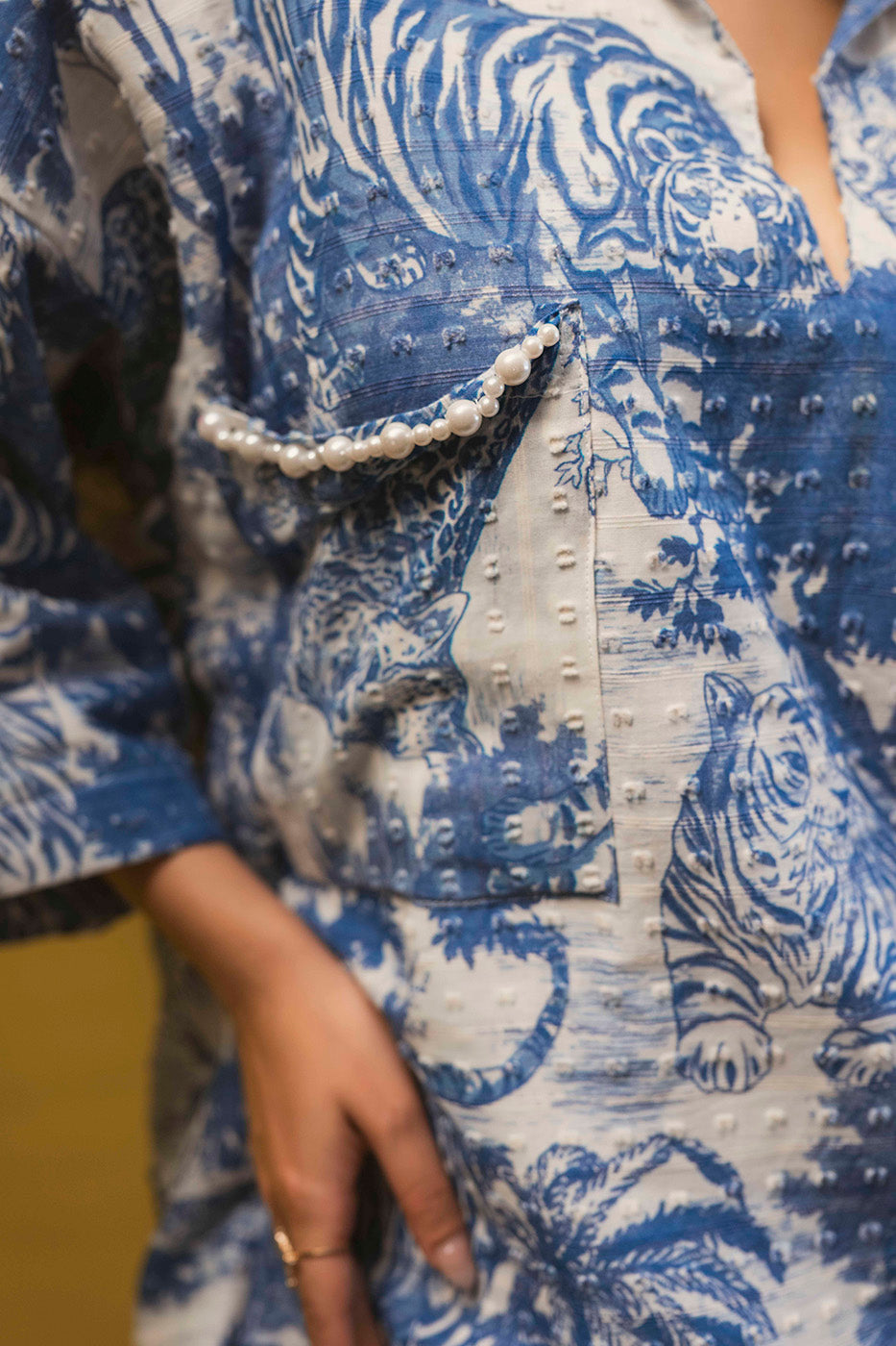 Printed Boxy Shirt with Pants co-ord set