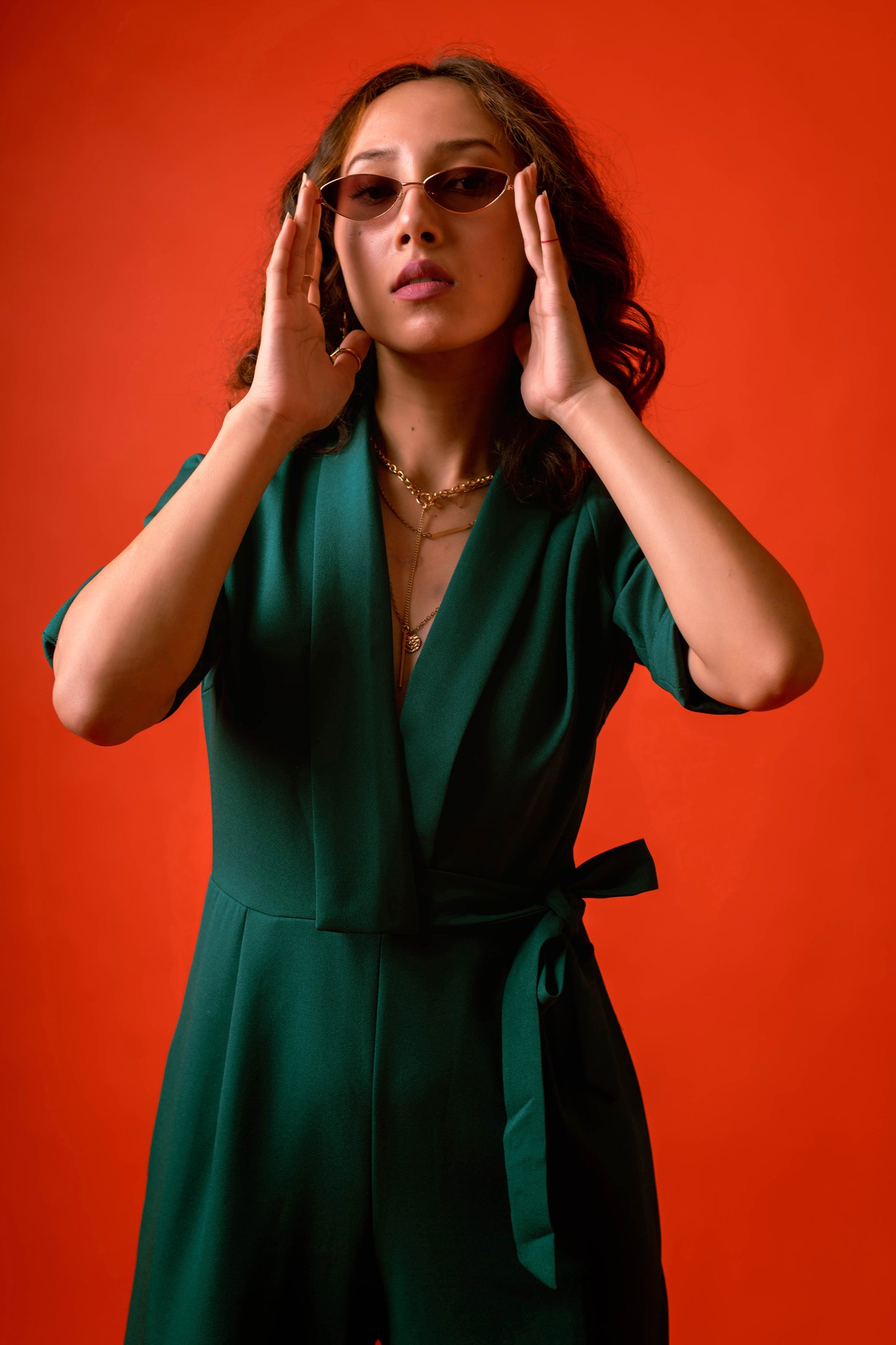 Dafne 3/4th Sleeve Jumpsuit