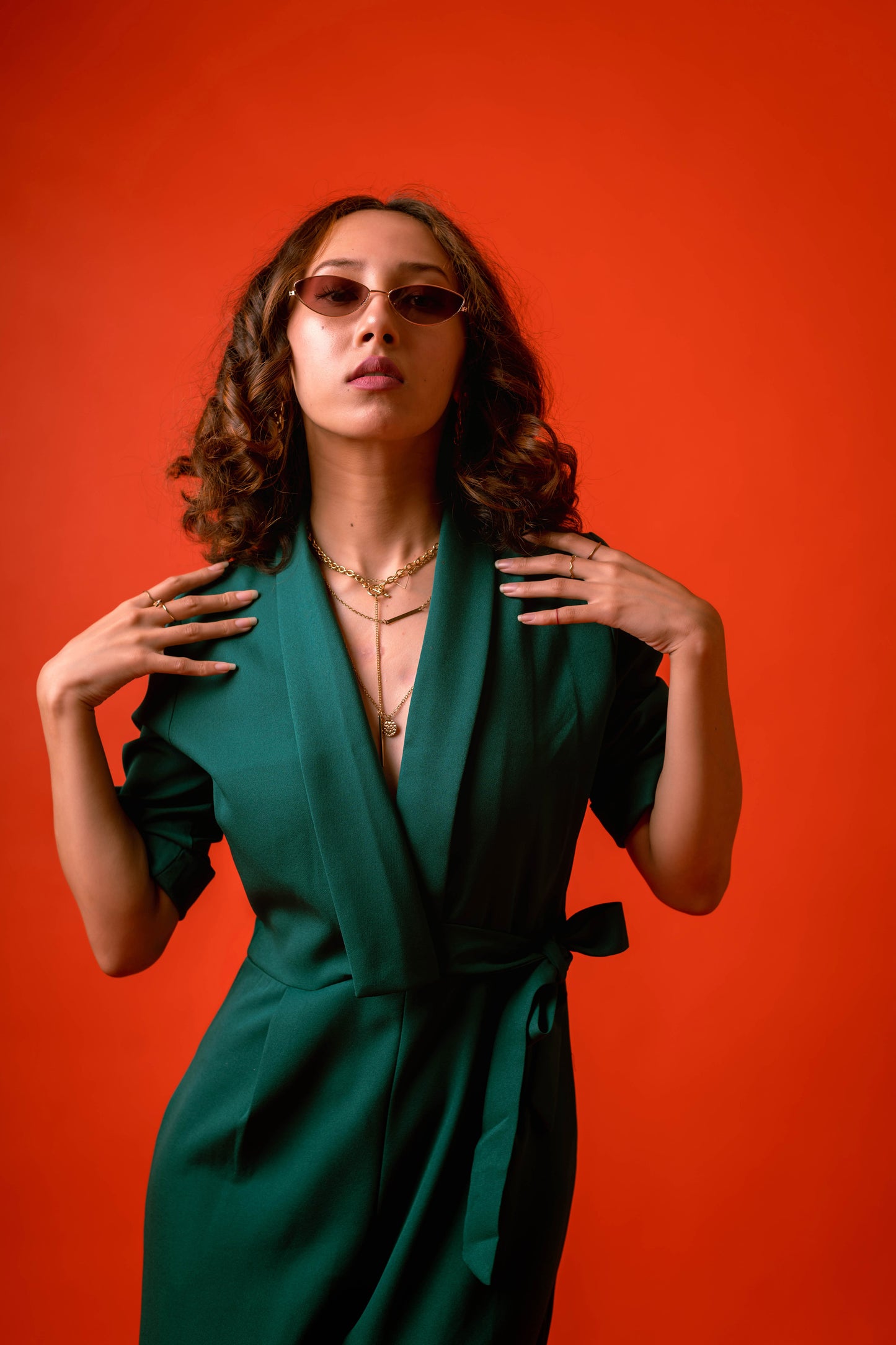 Dafne 3/4th Sleeve Jumpsuit
