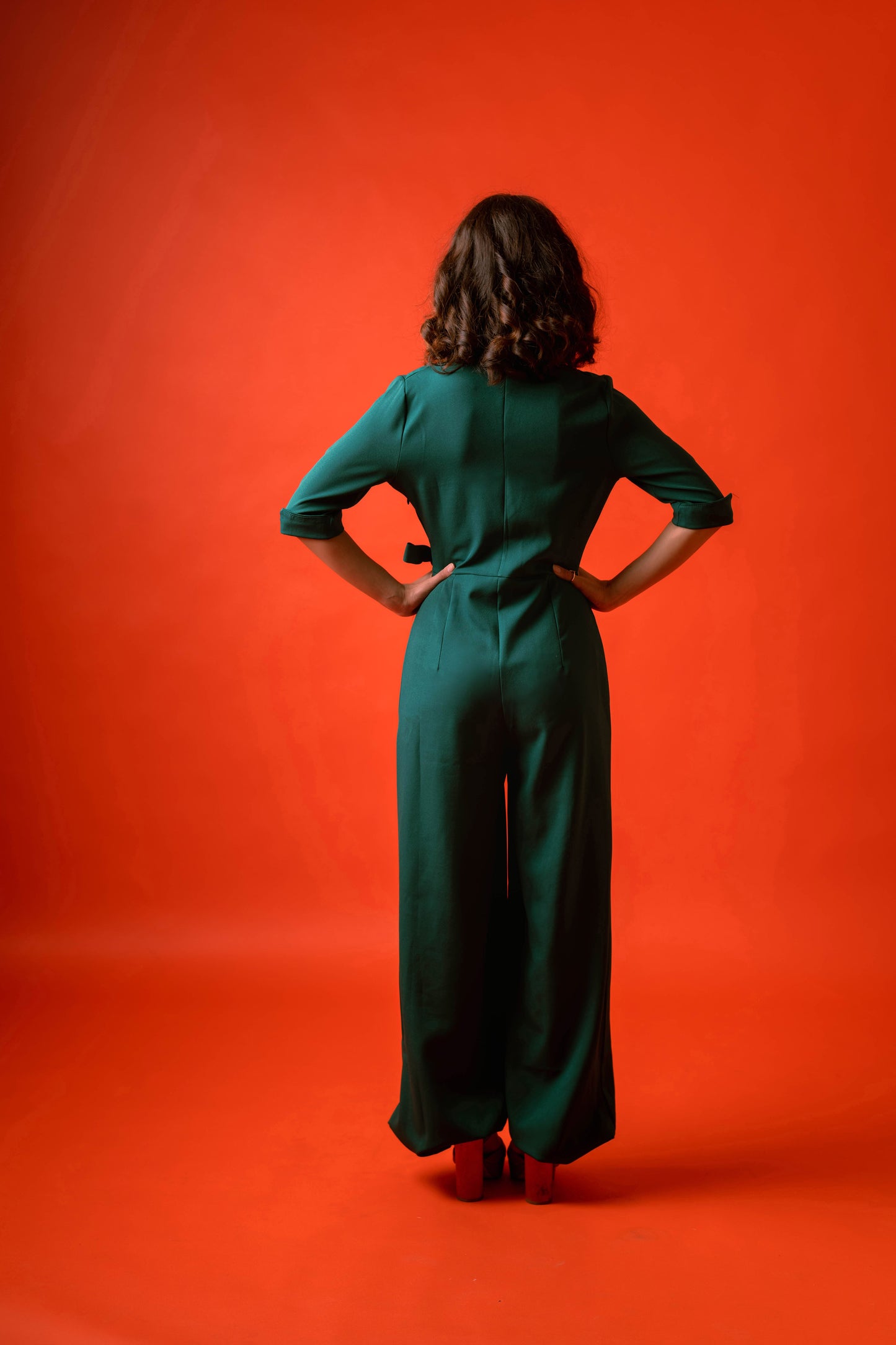 Dafne 3/4th Sleeve Jumpsuit