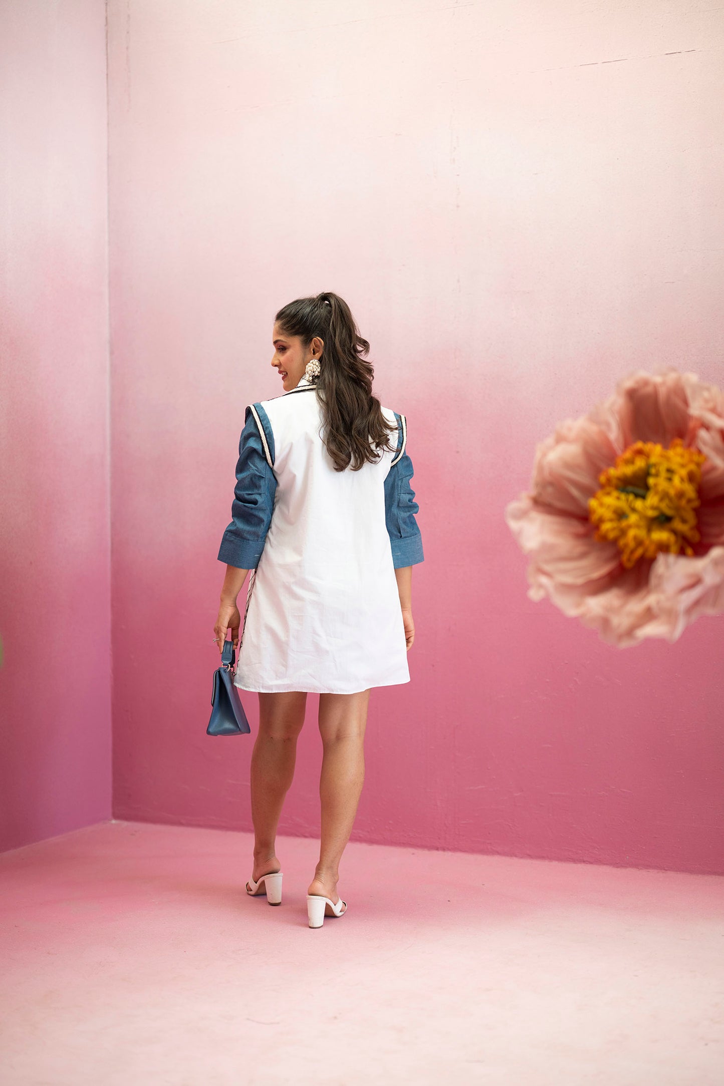 Embroidered Shirtdress