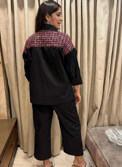 Pink Tweed Co-ord Set