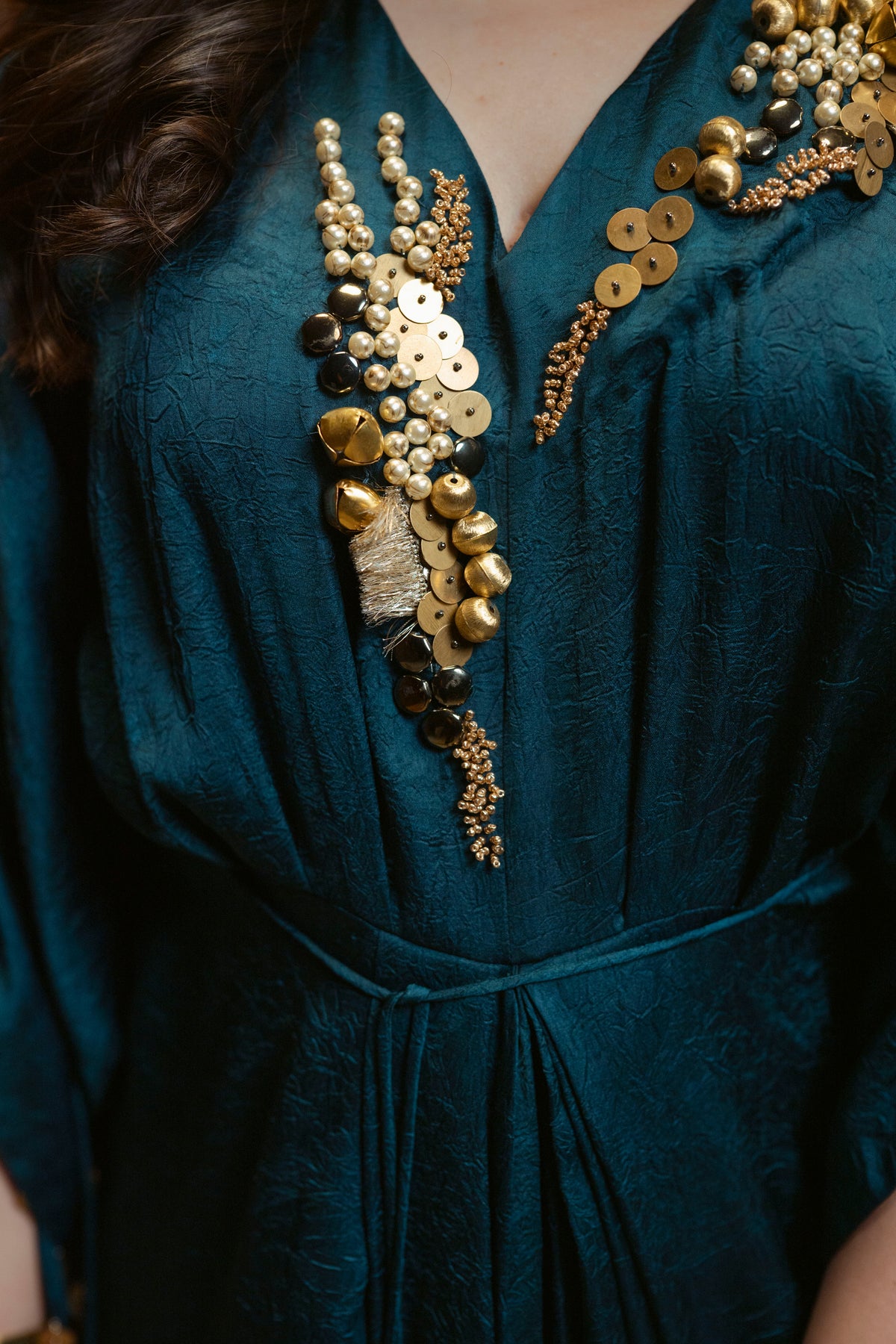 Embellished Tahira Dress