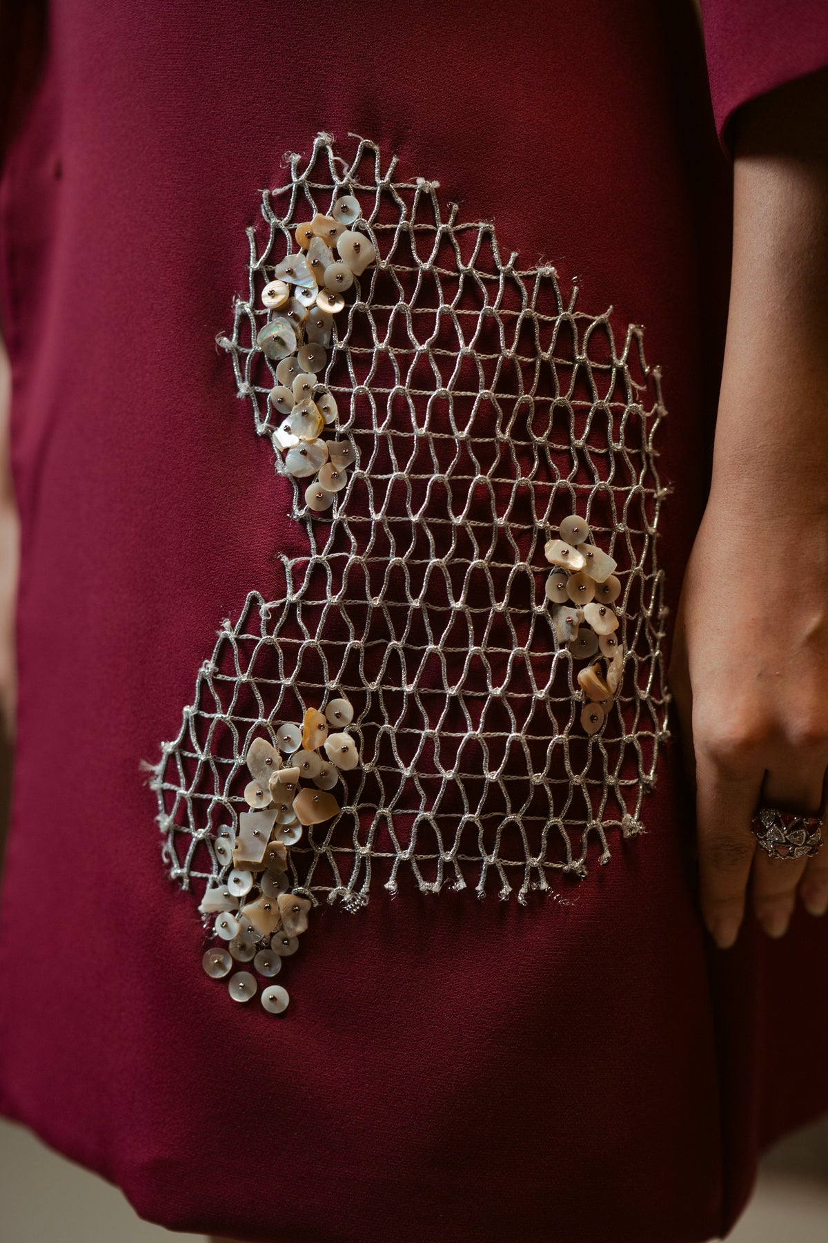 Embellished 2-pc Blazer Dress Set