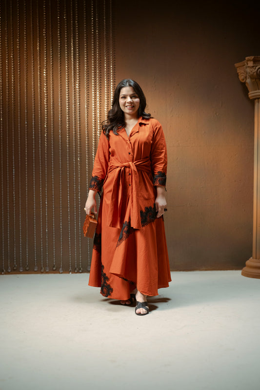 Willow Rust Long Dress