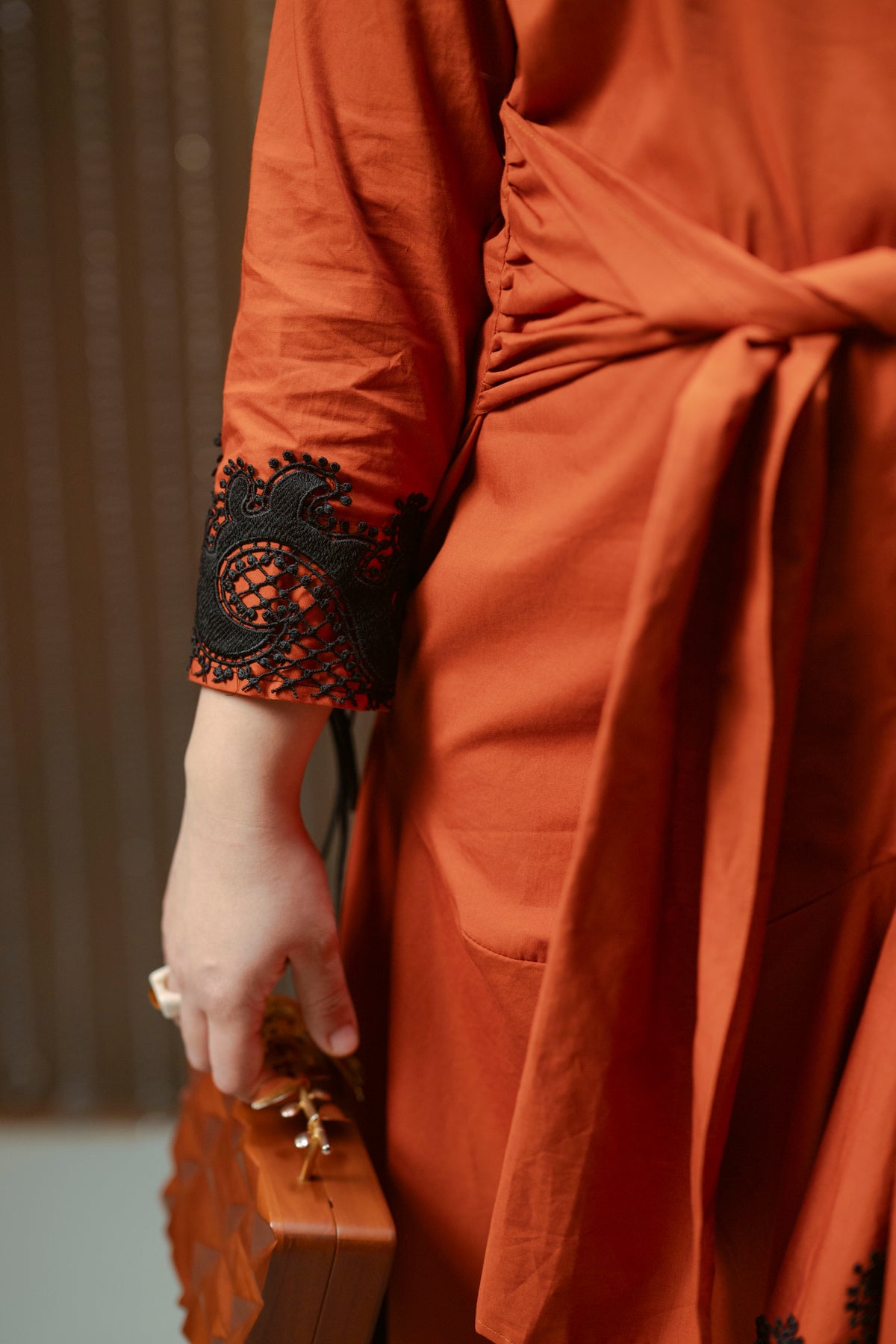 Rust Long Dress