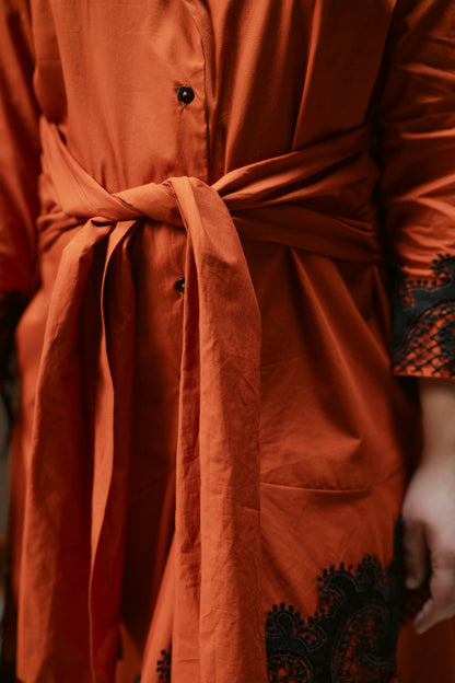 Rust Long Dress