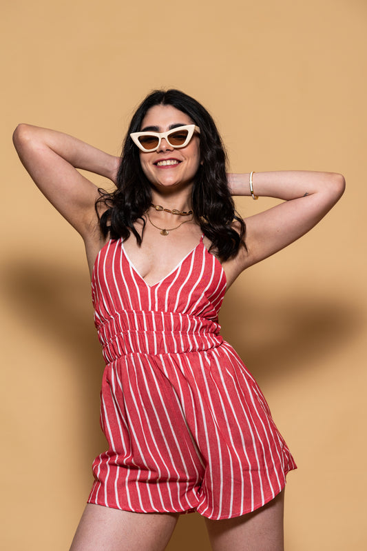 Striped Playsuit