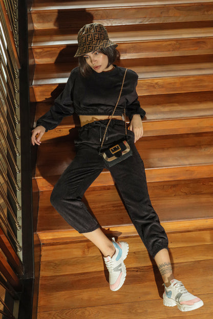 Corduroy Jogger Set